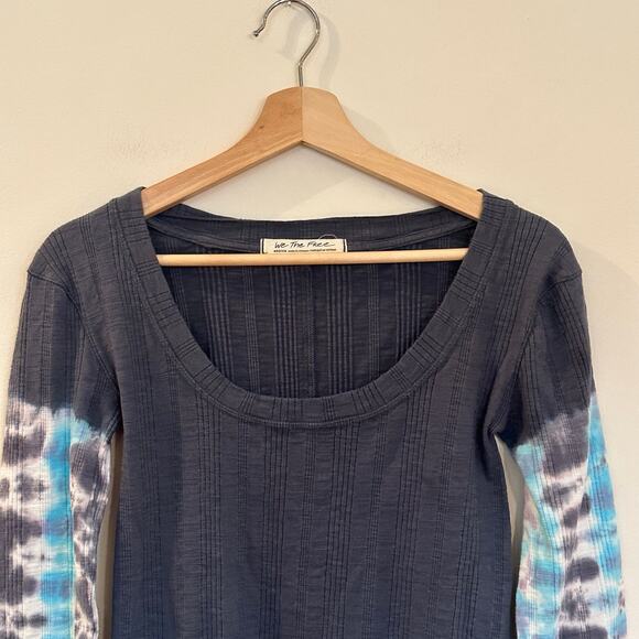 We the Free Y2K Layered Look Long Sleeve Top sz M - Picture 7 of 7